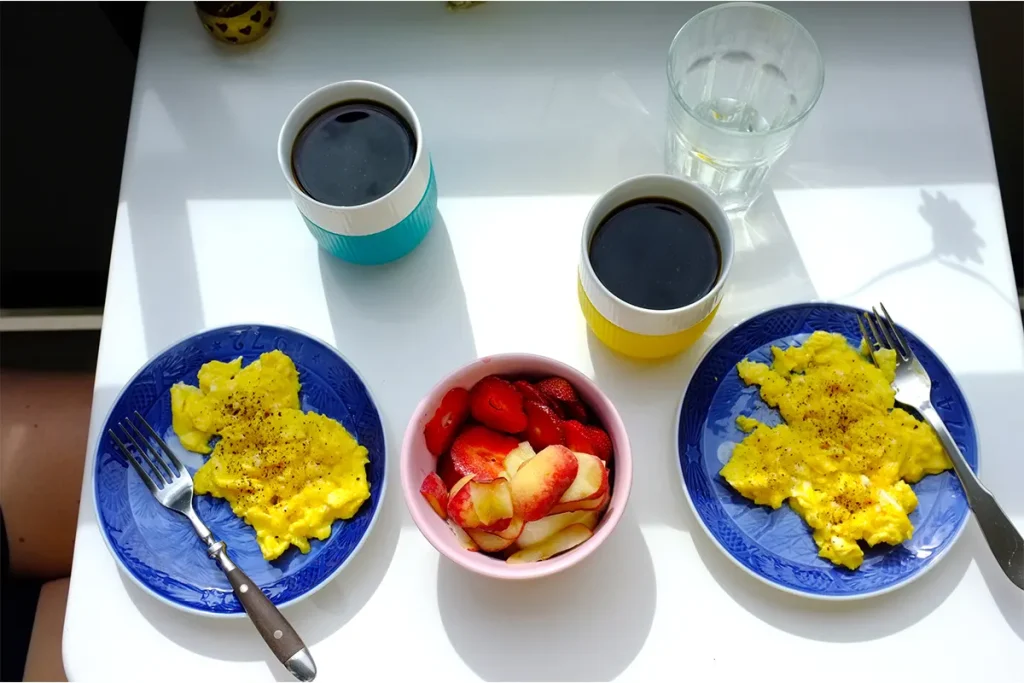 مصرف قهوه در کنار غذاهای شور