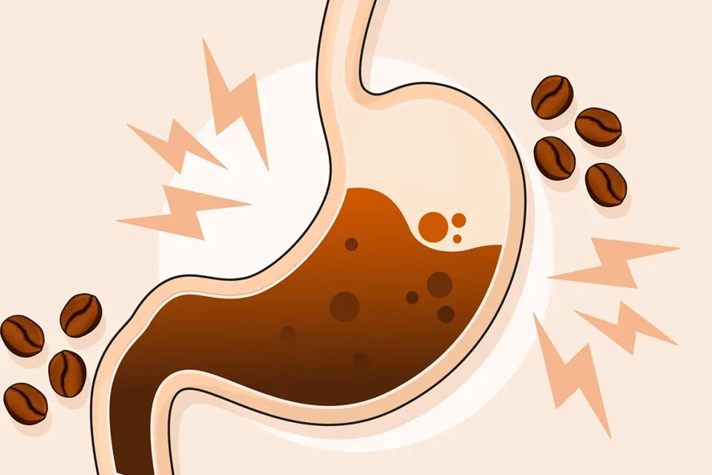 معدهدرد بعد از نوشیدن قهوه