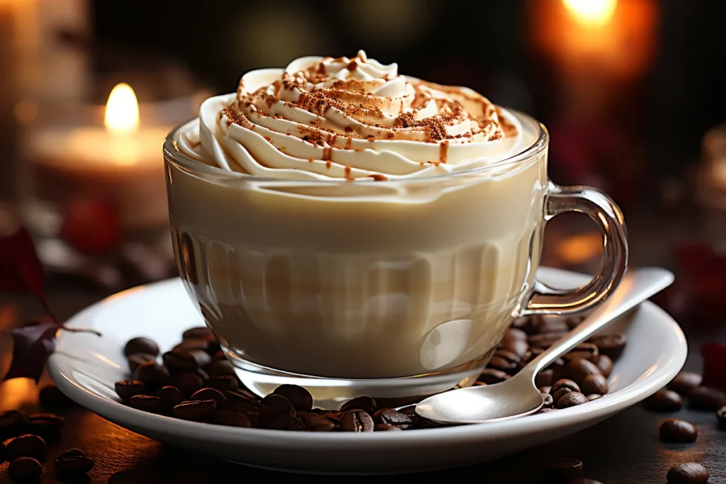 خامه غلیظ، با چربی بالای خود، بافتی لوکس و مخملی به قهوه می‌دهد.