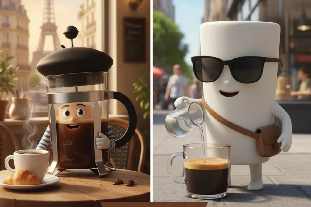 قهوه فرانسه با قهوه آمریکانو چه تفاوتی دارد؟