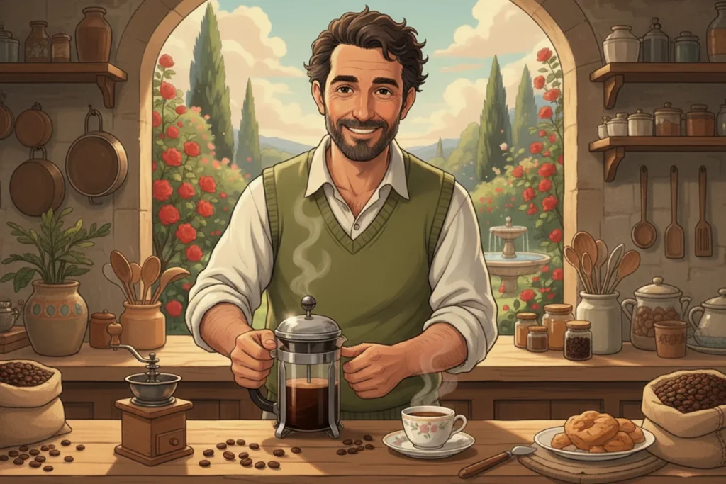 راهنمای گام به گام تهیه قهوه عربیکا با فرنچ پرس