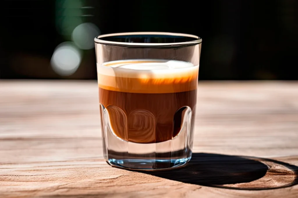 اسپرسو ماکیاتو همان ماکیاتو سنتی ایتالیایی است که از ترکیب اسپرسو غلیظ و مقداری کمی شیر تهیه میشود.