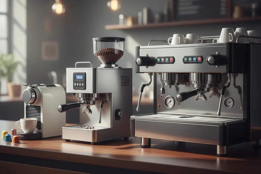 دستگاه‌های کپسولی، نیمه‌اتوماتیک و اتوماتیک اصلی‌ترین مدل دستگاه‌های اسپرسوساز هستند