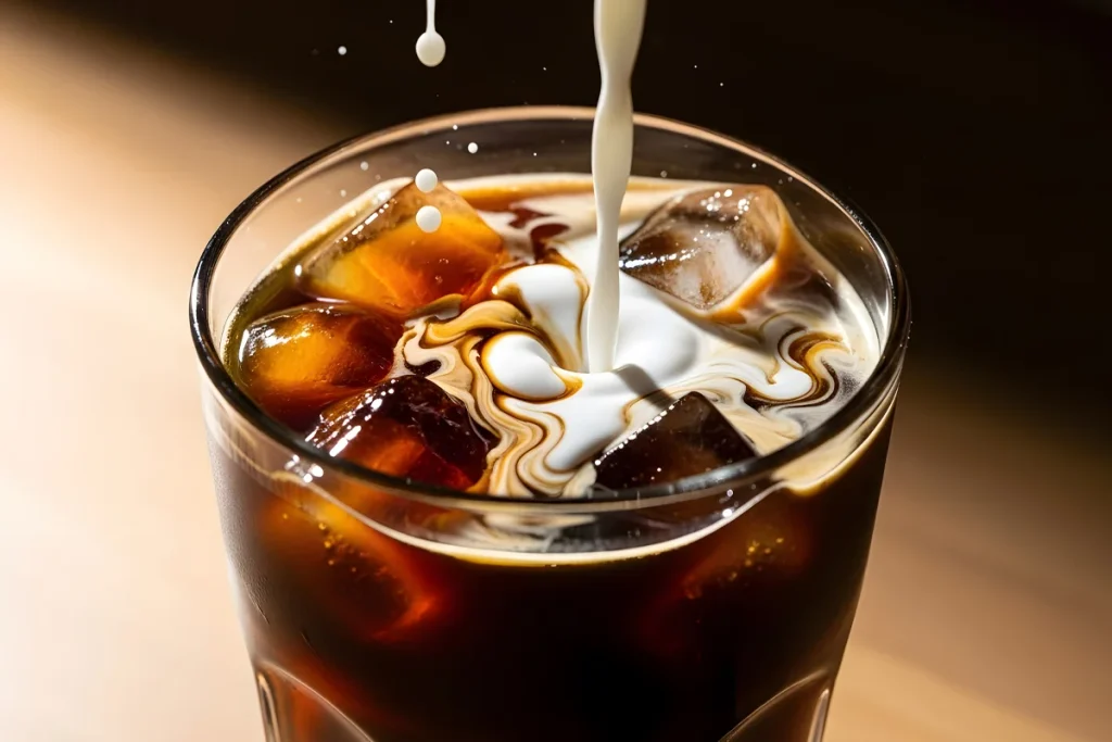مخلوط قهوه یخی